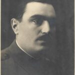 poza militara veche Ofițer român studio Lux Dorohoi perioada interbelică, Anticariat Historiarum