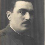 poza militara veche Ofițer român studio Lux Dorohoi perioada interbelică, Anticariat Historiarum