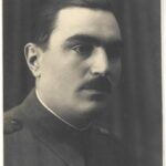 poza militara veche Ofițer român studio Lux Dorohoi perioada interbelică, Anticariat Historiarum