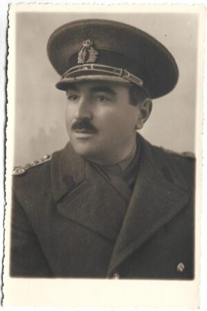 poza militara veche Ofițer român perioada regalității, Anticariat Historiarum