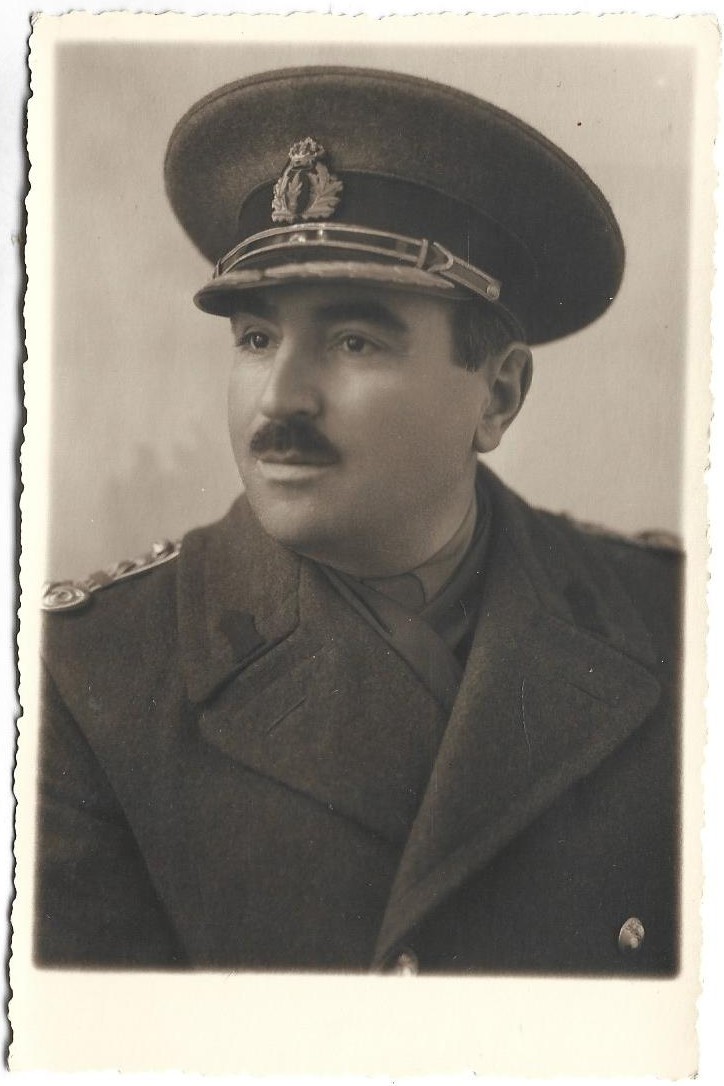 poza militara veche Ofițer român perioada regalității, Anticariat Historiarum