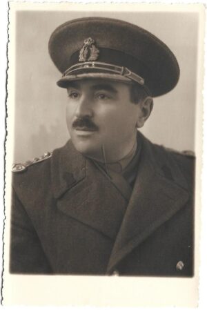 poza militara veche Ofițer român perioada regalității, Anticariat Historiarum