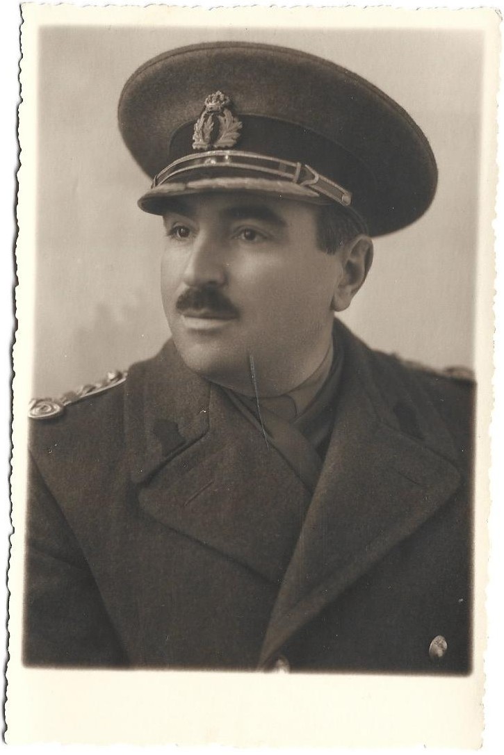 poza militara veche Ofițer român perioada regalității, Anticariat Historiarum