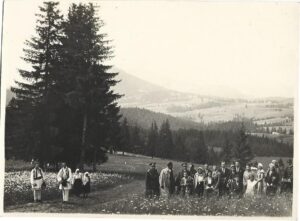 poza veche Țărani orășeni militari Fântânele Năsăud 1932, Anticariat Historiarum