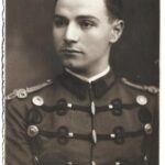 poza militara veche Ofițer român de cavalerie perioada interbelică, Anticariat Historiarum
