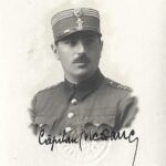 poza militara veche Căpitan Napoleon Franc Cercul de Recrutare Dorohoi, Anticariat Historiarum