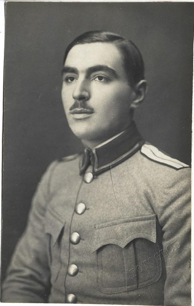 poza militara veche Ofițer român Fotoglob București, Anticariat Historiarum