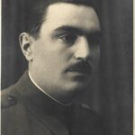 poza militara veche Ofițer român studio Foto Lux Dorohoi, Anticariat Historiarum
