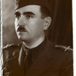 poza militara veche Maior român cu bonetă perioada regalității, Anticariat Historiarum